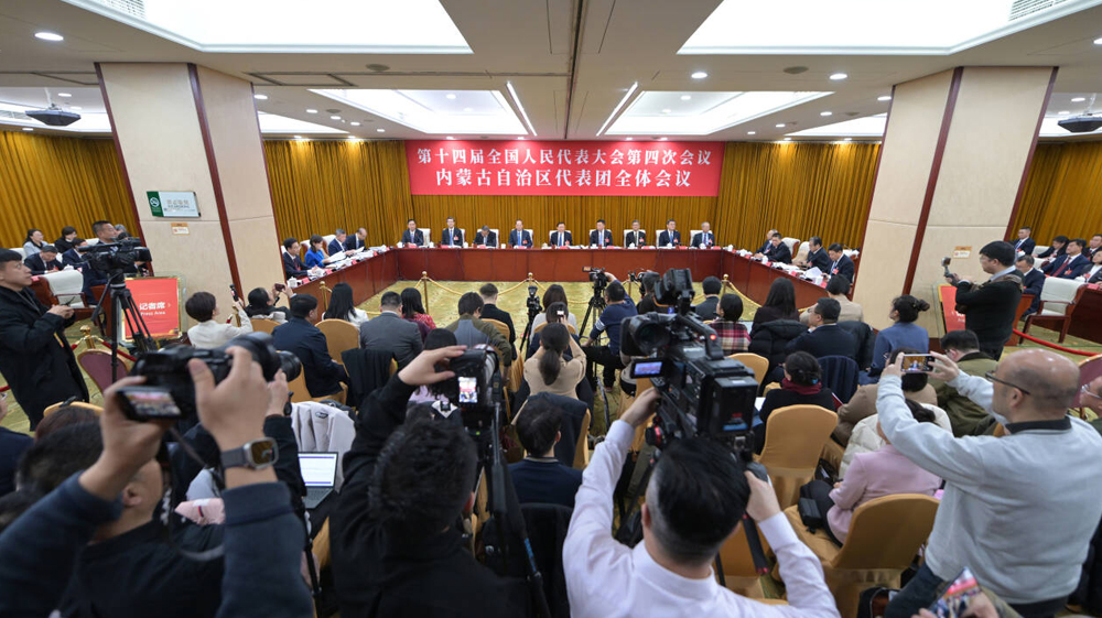 高清图集|内蒙古代表团开放团组活动备受中外媒体关注